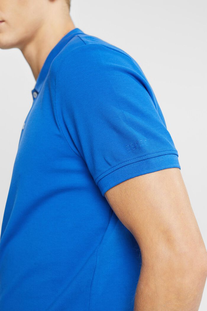 Polo coupe Slim Fit, BLUE, detail image number 2