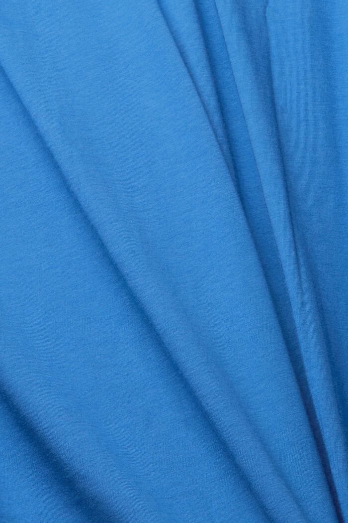 Jersey T-shirt met V-hals, BLUE, detail image number 5