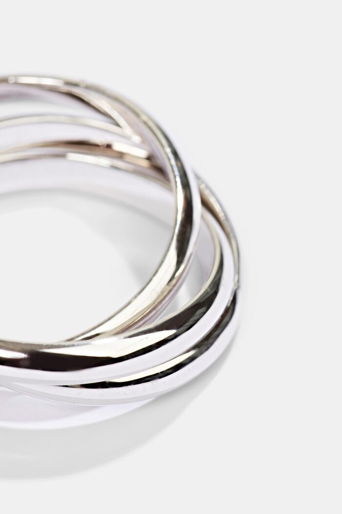 Driedelige ring van sterlingzilver, SILVER, detail image number 1