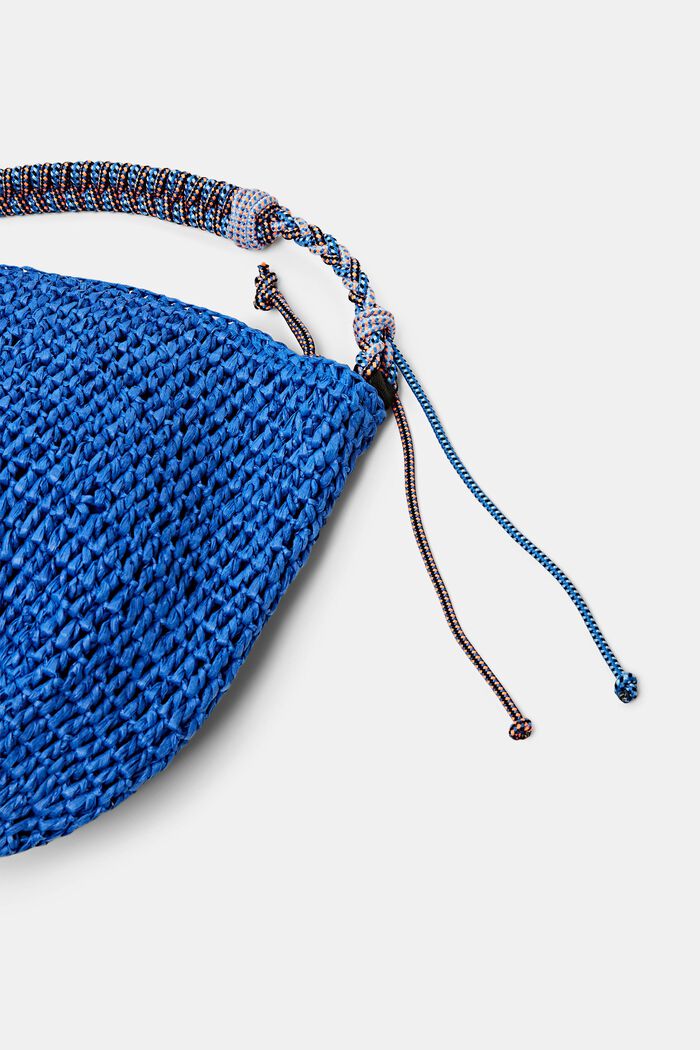 Sac besace crocheté, BRIGHT BLUE, detail image number 1