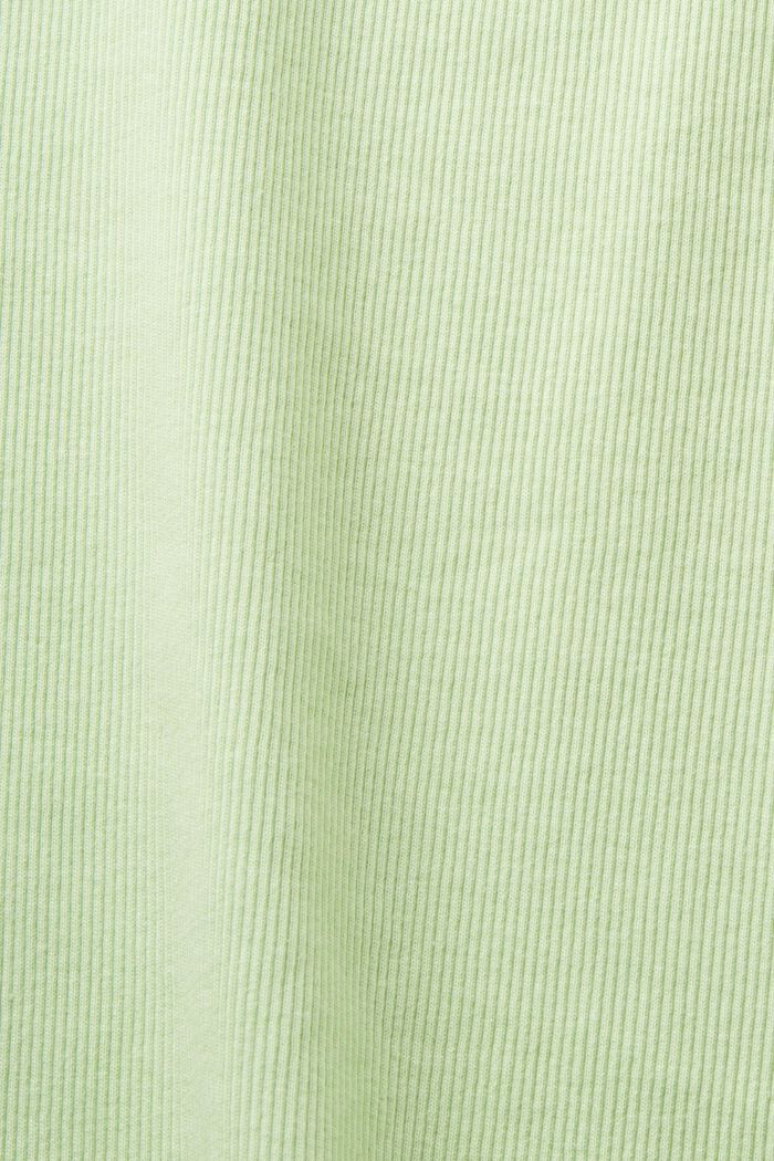 T-shirt à logo en strass, LIGHT GREEN, detail image number 6