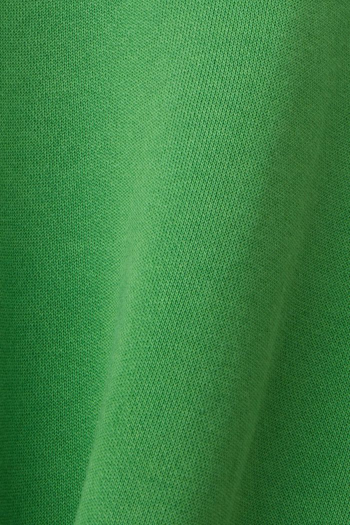 Effen sweatshirt met regular fit, GREEN, detail image number 4