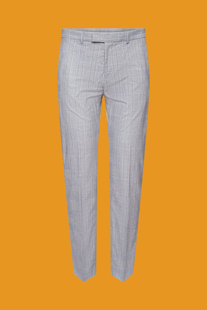 Pantalon de tailleur Slim Fit à carreaux, LIGHT BLUE, detail image number 7