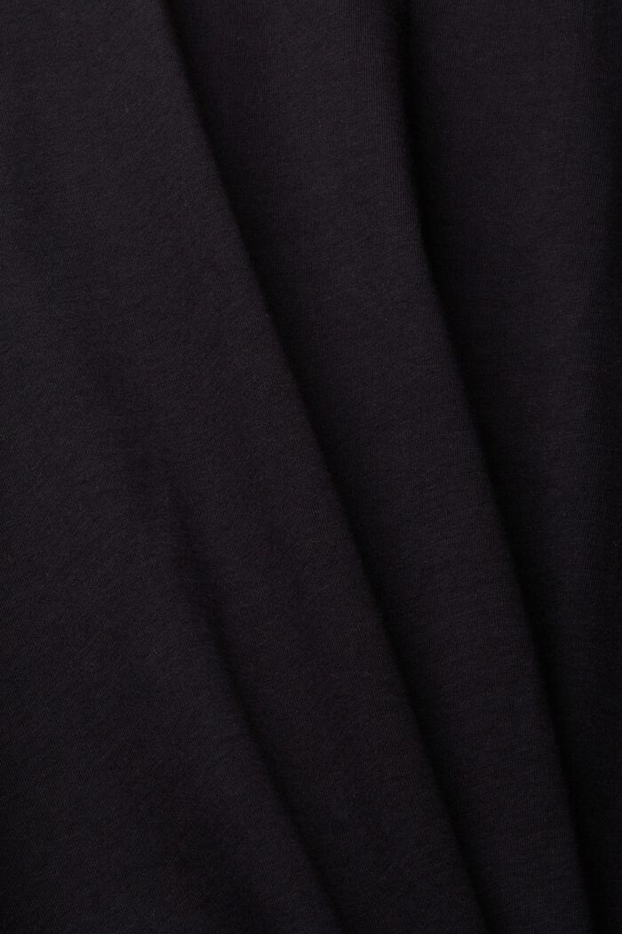 Effen T-shirt, BLACK, detail image number 1