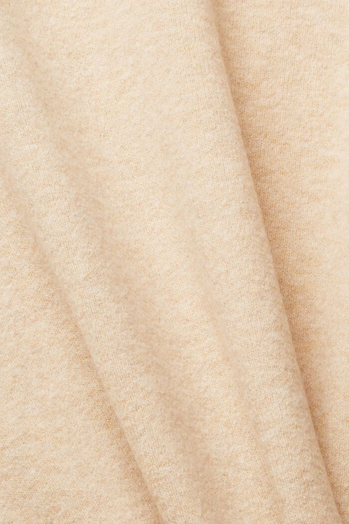 À teneur en laine : le cardigan à la coupe ouverte, SAND, detail image number 1