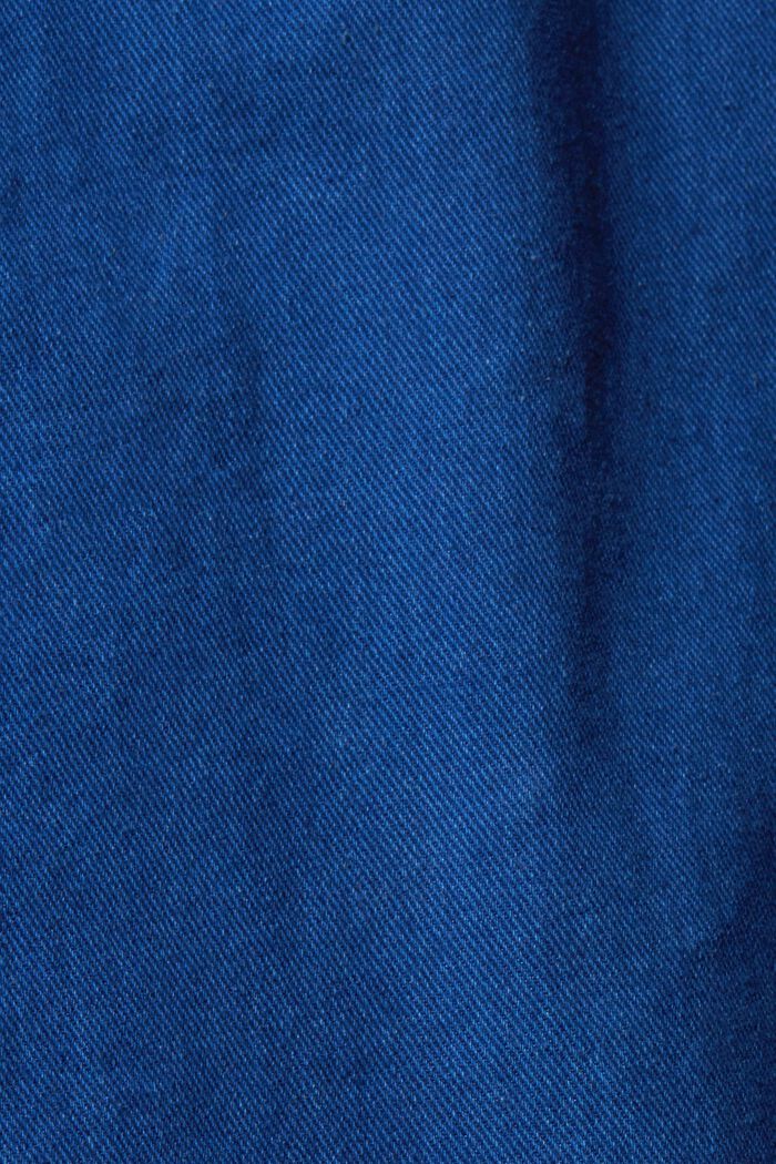Stevig shirt van twill, DARK BLUE, detail image number 5