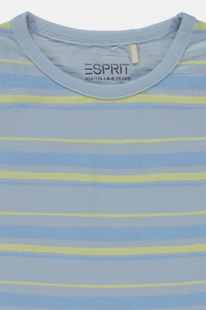 Gestreept T-shirt, 100% katoen, BLUE LAVENDER, detail image number 2