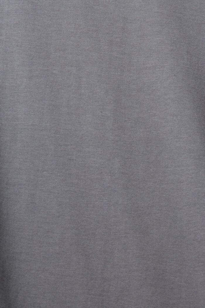 Jersey T-shirt, 100% katoen, DARK GREY, detail image number 1