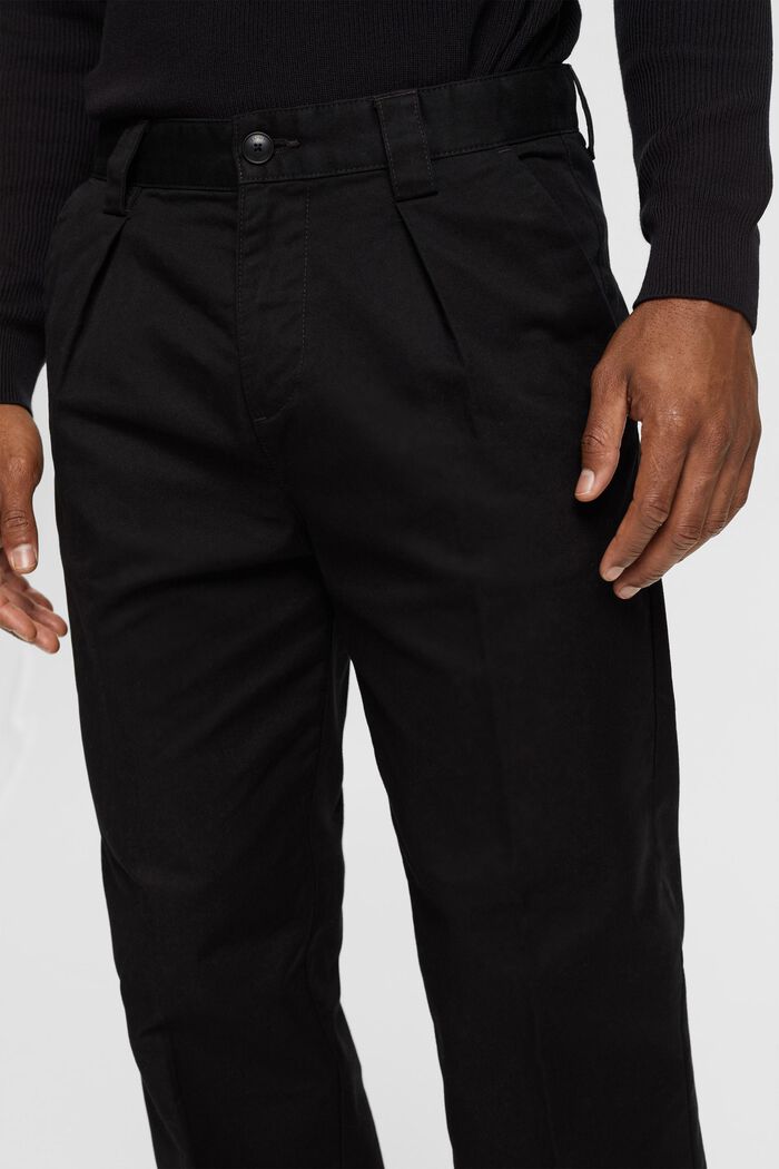 Chino de coupe Wide Fit, BLACK, detail image number 0