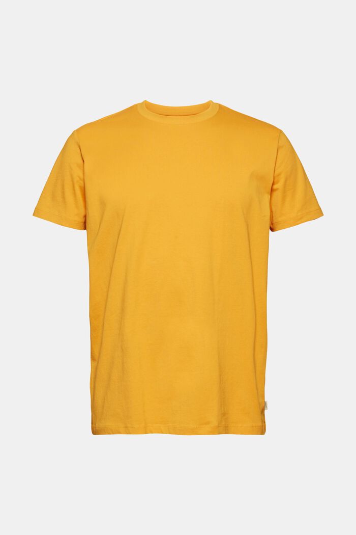 Jersey T-shirt van 100% organic cotton, SUNFLOWER YELLOW, detail image number 0