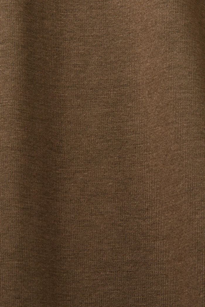Jersey midi-jurk, KHAKI GREEN, detail image number 5