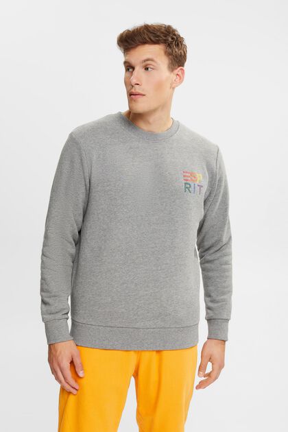Sweat-shirt à logo brodé coloré