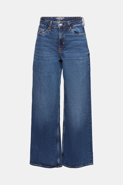 Wide fit jeans in retrolook met hoge taille