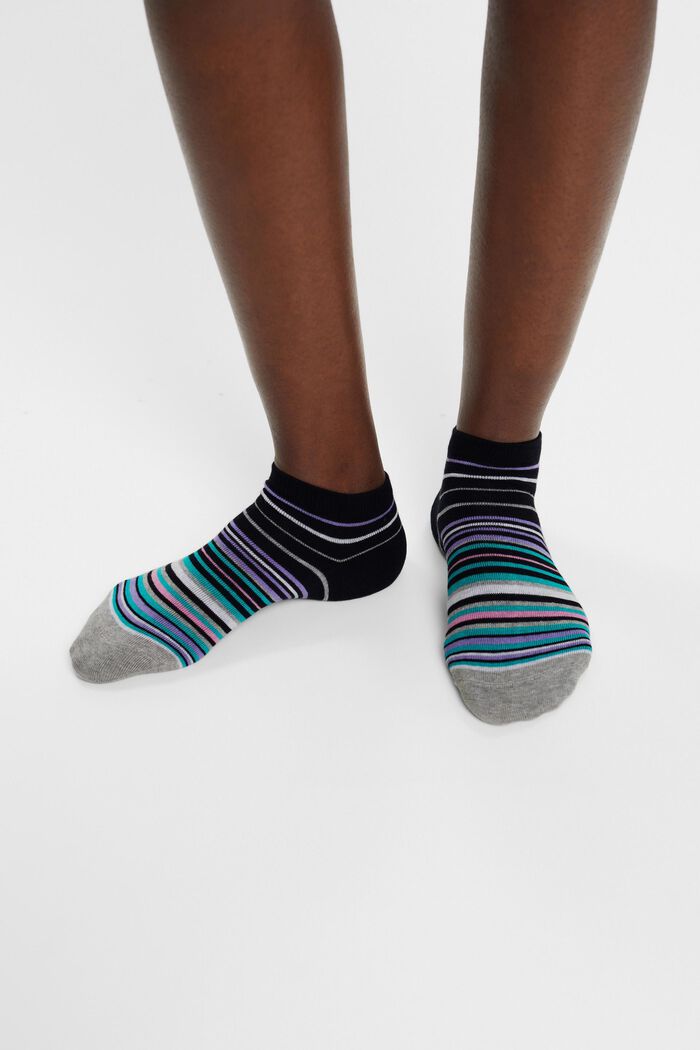 Set van 2 paar sokken van organic cotton, BLACK, detail image number 2