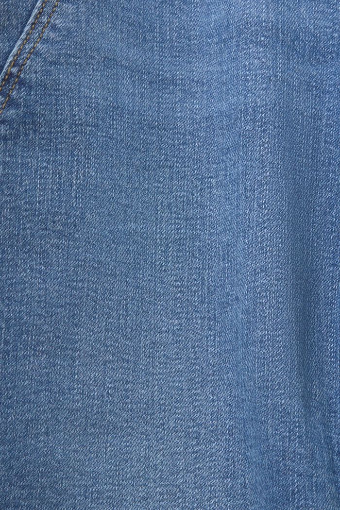 Jean de coupe Skinny Fit à taille mi-haute doté de poches zippées, BLUE MEDIUM WASHED, detail image number 6