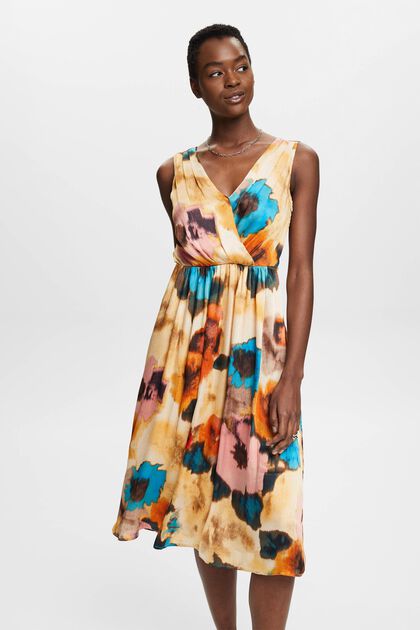 Midi-jurk met print all-over