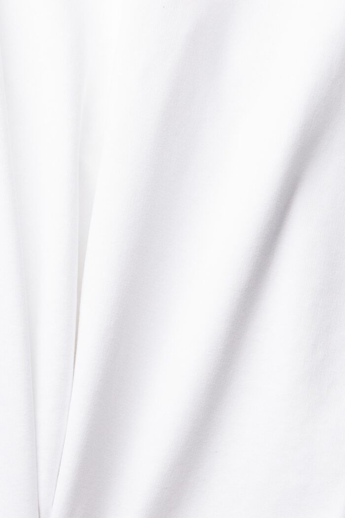 Gerecycled: sweatbroek met kortere pijpen, WHITE, detail image number 4