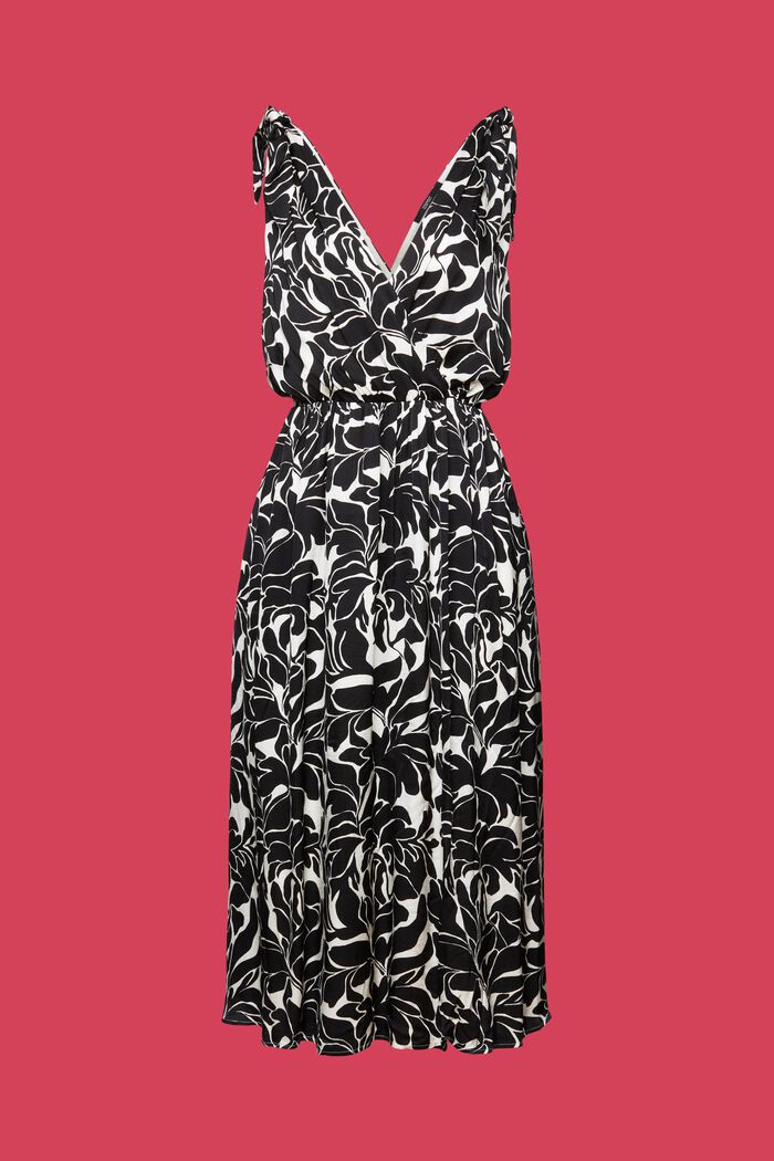 Midi-jurk met motief, WHITE, detail image number 6