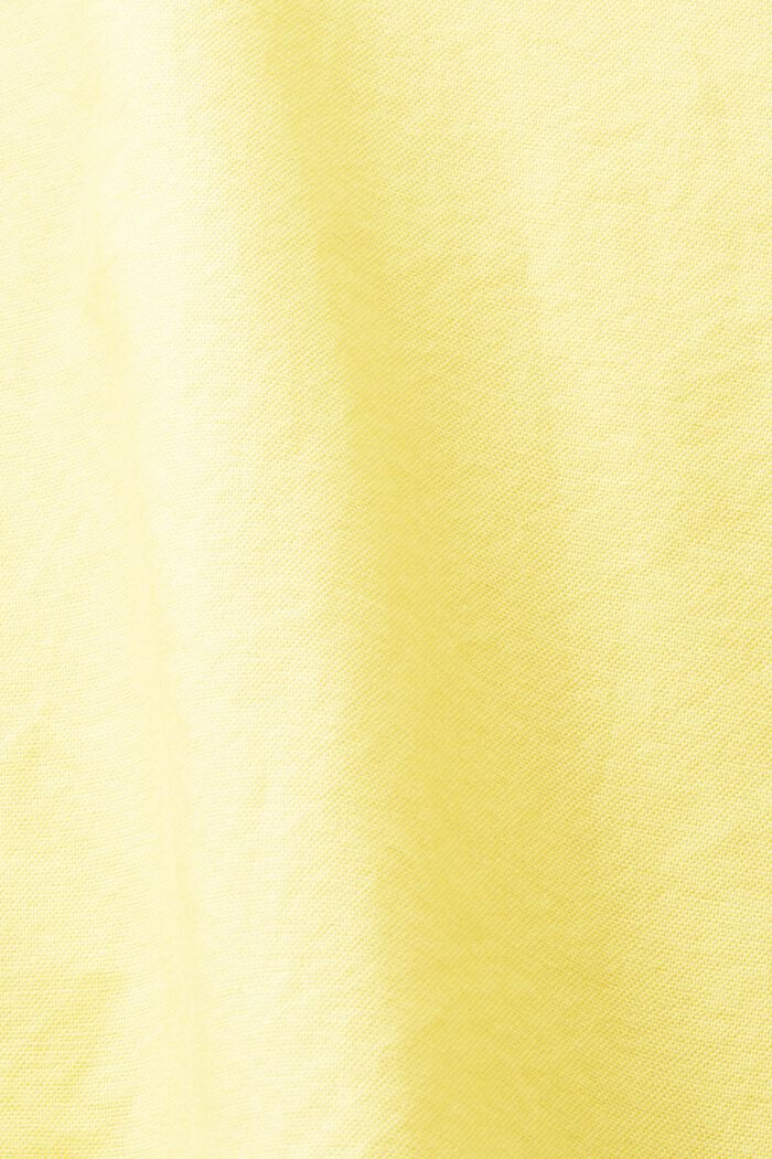 Chemisier Oxford, LIME YELLOW, detail image number 5