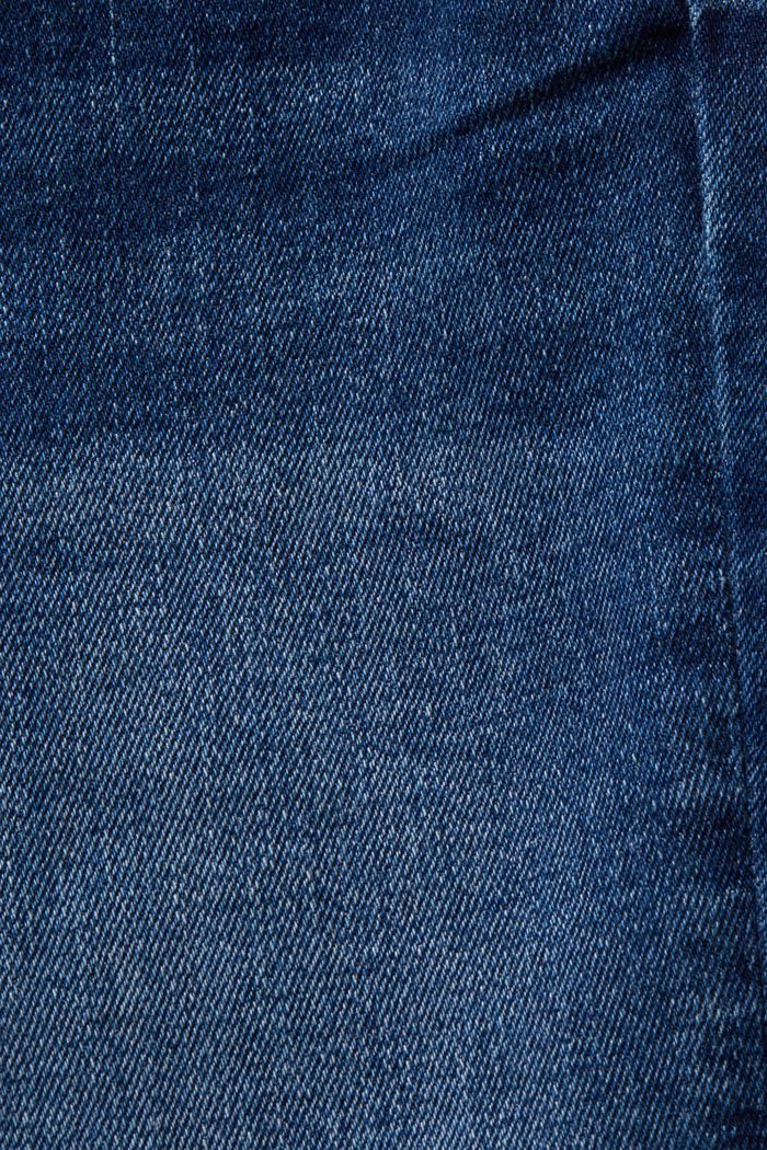 Jean Skinny à taille haute, BLUE DARK WASHED, detail image number 6