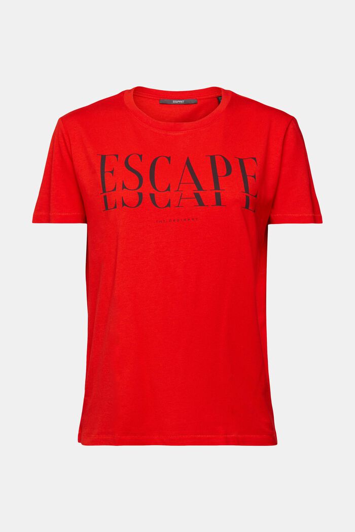 T-shirt à imprimé, RED, detail image number 6