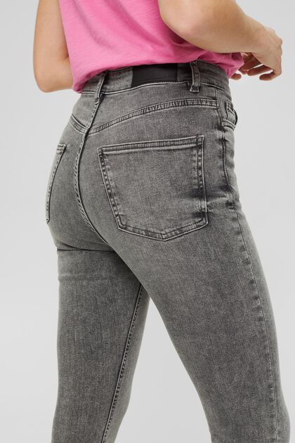 Stretchjeans met washed-out look
