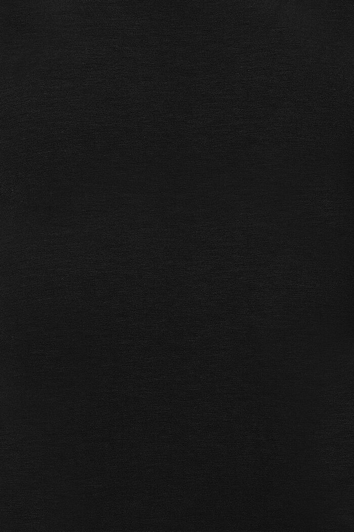 T-shirt met voedingsfunctie, LENZING™ ECOVERO™, BLACK, detail image number 4