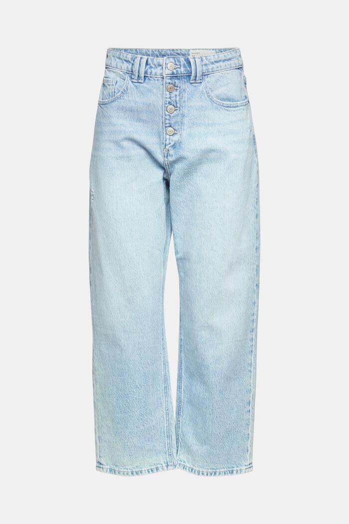 Jeans met knoopsluiting