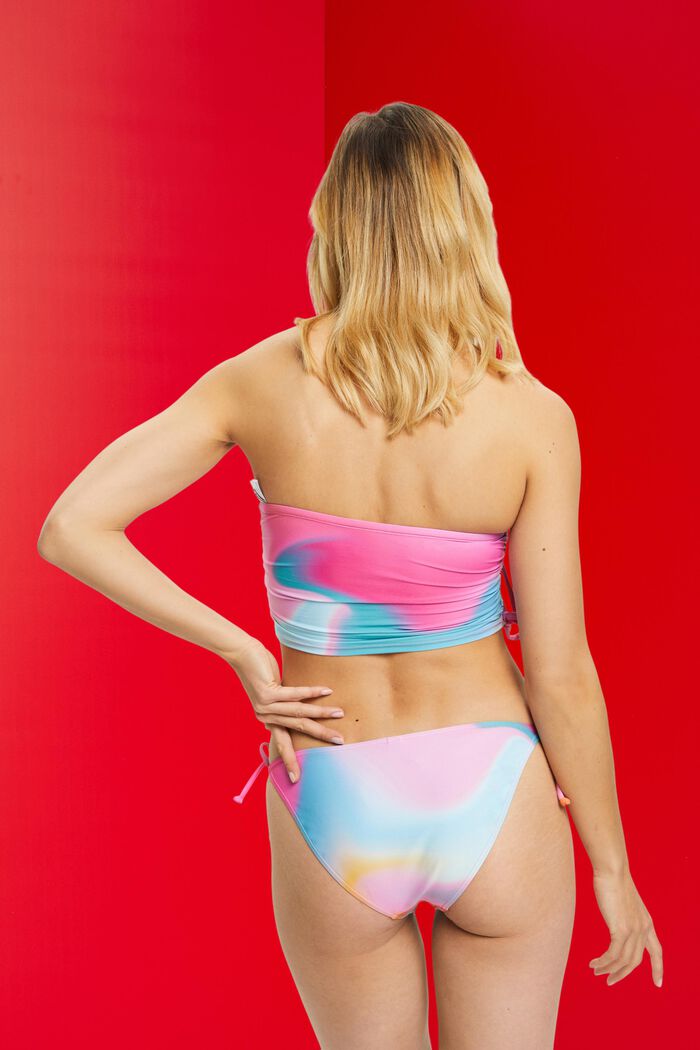 Bas de bikini mini à motif tie-dye, PINK, detail image number 2