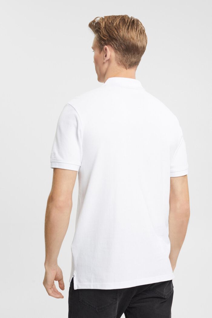 Polo coupe Slim Fit, WHITE, detail image number 3