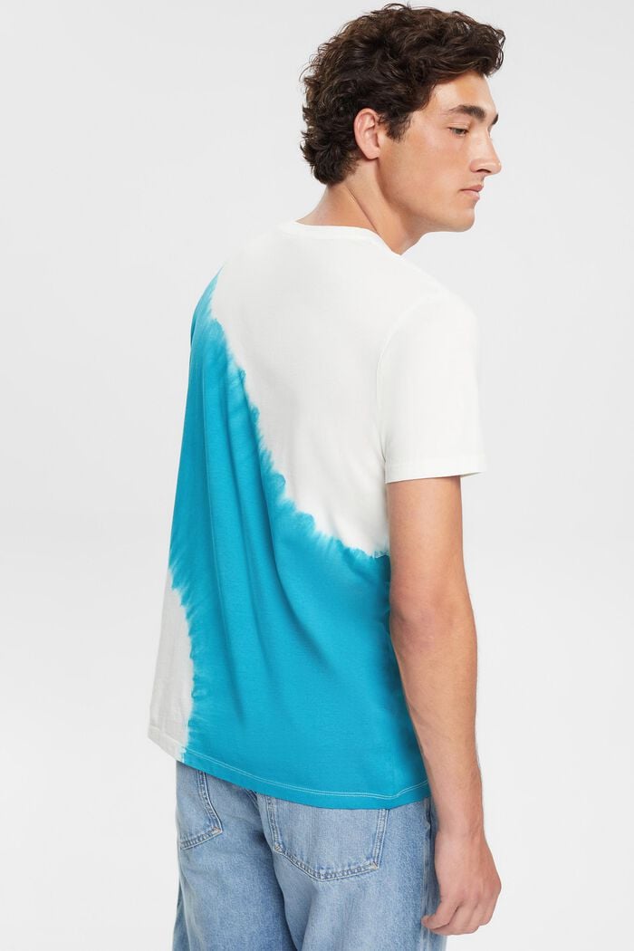 T-shirt en jersey animé d´une teinture batik, TEAL BLUE, detail image number 3