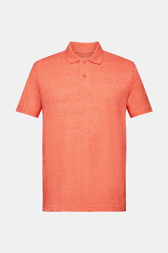 Polo chiné, BRIGHT ORANGE, detail image number 6