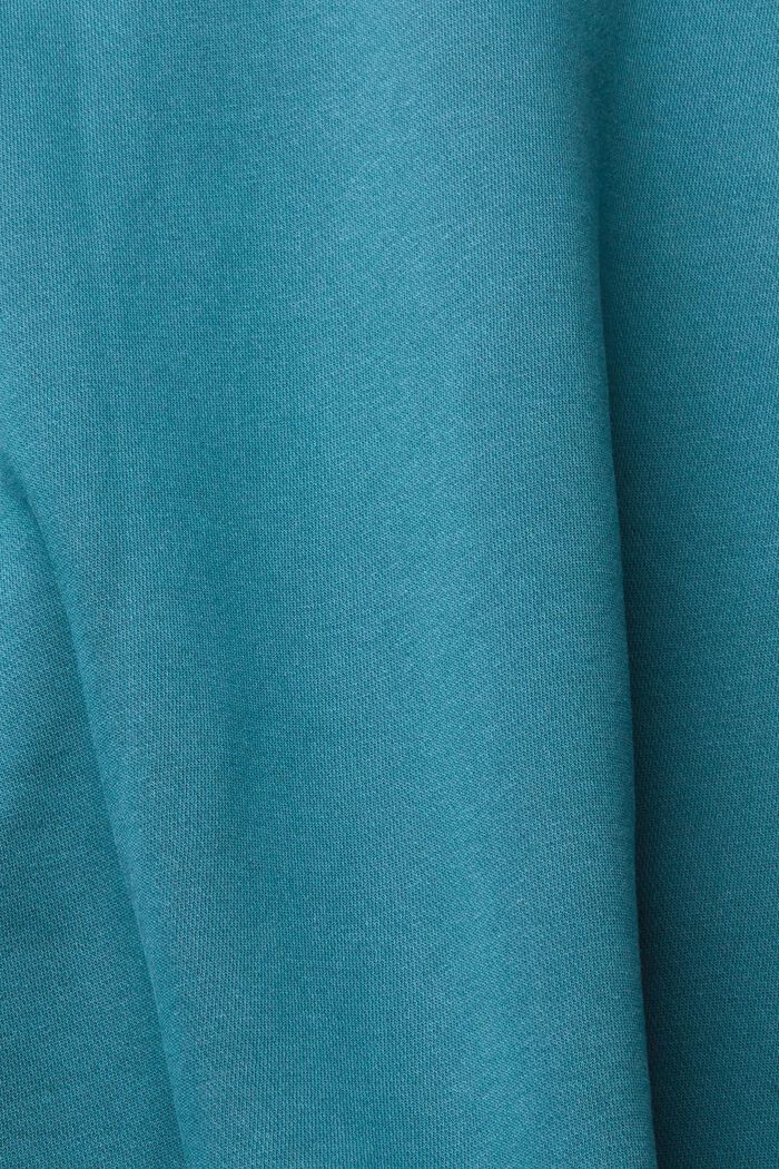 Sweatshirt met capuchon, TEAL BLUE, detail image number 1