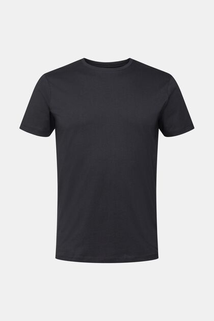 Jersey T-shirt, 100% katoen, BLACK, overview
