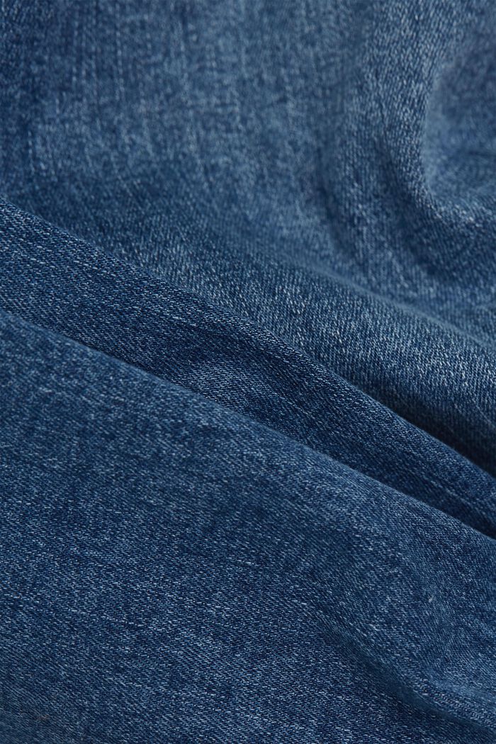 Jean stretch en coton biologique, BLUE MEDIUM WASHED, detail image number 4