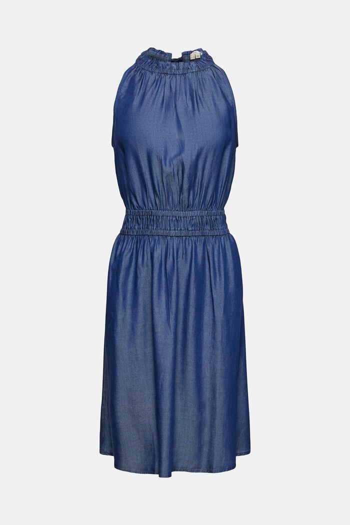 En TENCEL™ : la jupe mi-longue au look denim, BLUE MEDIUM WASHED, detail image number 6