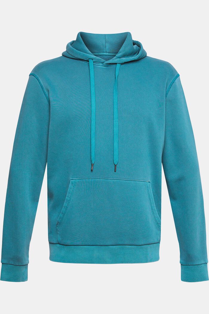 Sweatshirt met capuchon, TEAL BLUE, detail image number 2