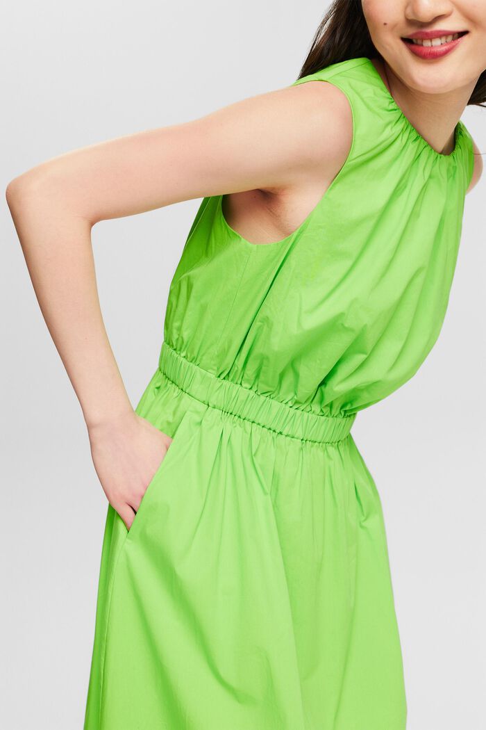 Mouwloze midi-jurk, CITRUS GREEN, detail image number 3