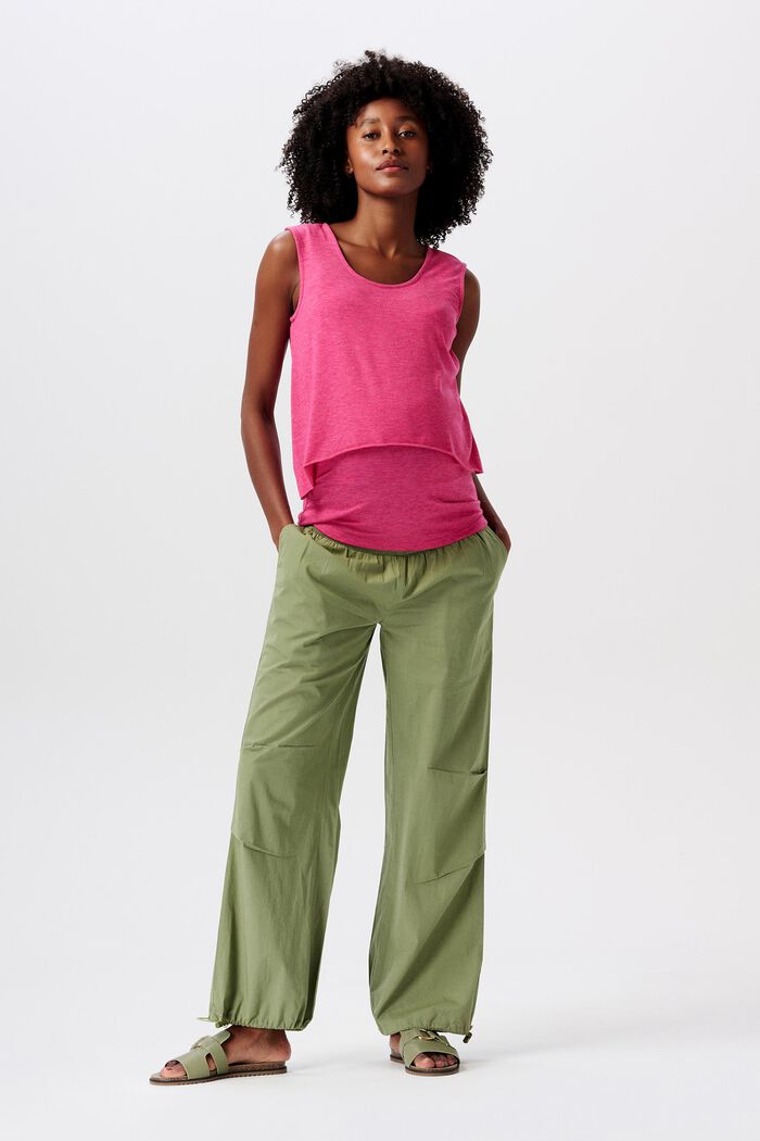 MATERNITY Pantalon à bandeau bas, OLIVE GREEN, detail image number 0