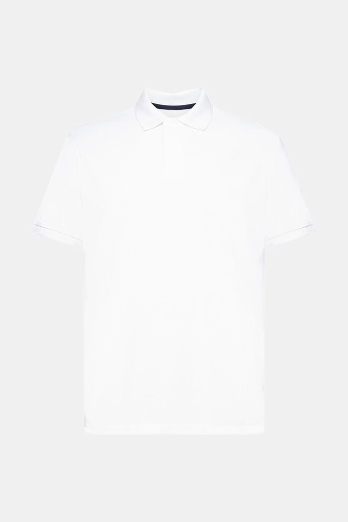 Polo coupe Slim Fit, WHITE, detail image number 6