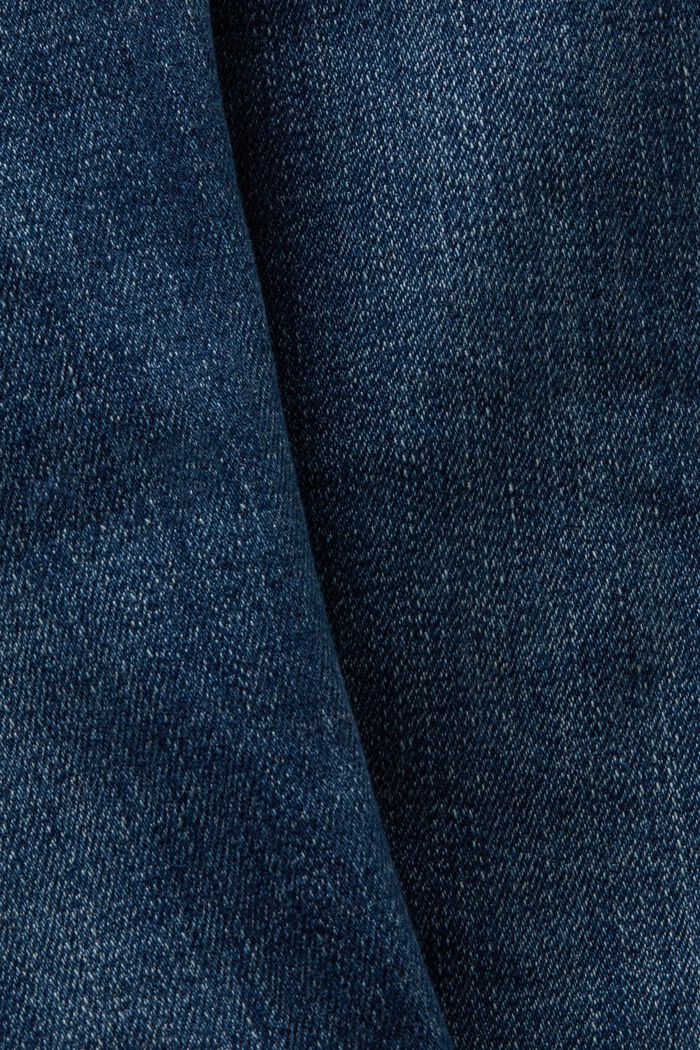 Jean skinny à taille mi-haute, BLUE LIGHT WASHED, detail image number 6