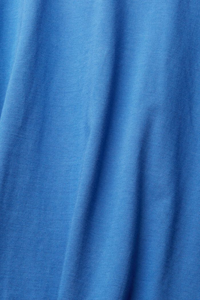 Effen T-shirt, BLUE, detail image number 1