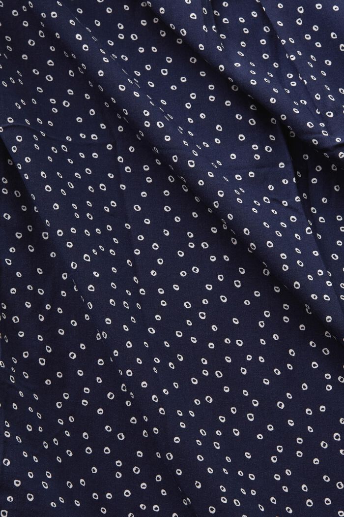 Henley blouse van LENZING™ ECOVERO™, NEW NAVY, detail image number 4