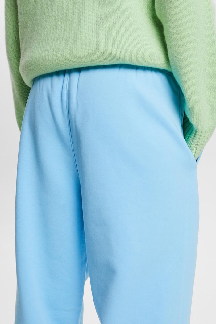 Pantalon de jogging logoté unisexe molleton coton, LIGHT TURQUOISE, detail image number 4