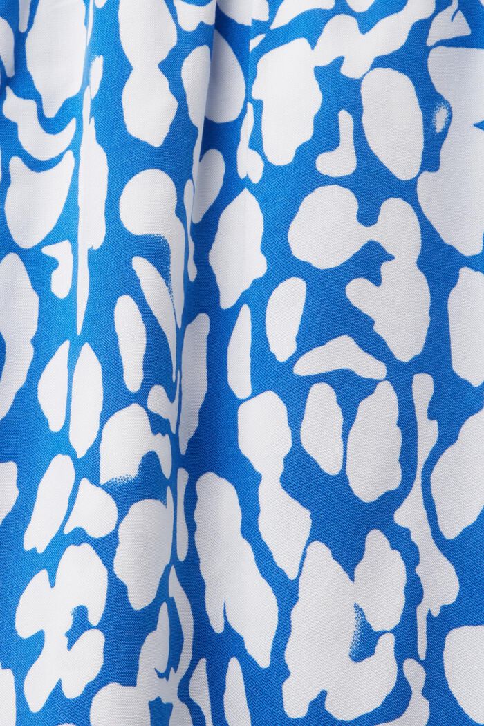 Pull-on culotte met strikceintuur, LENZING™ ECOVERO™, BRIGHT BLUE, detail image number 6