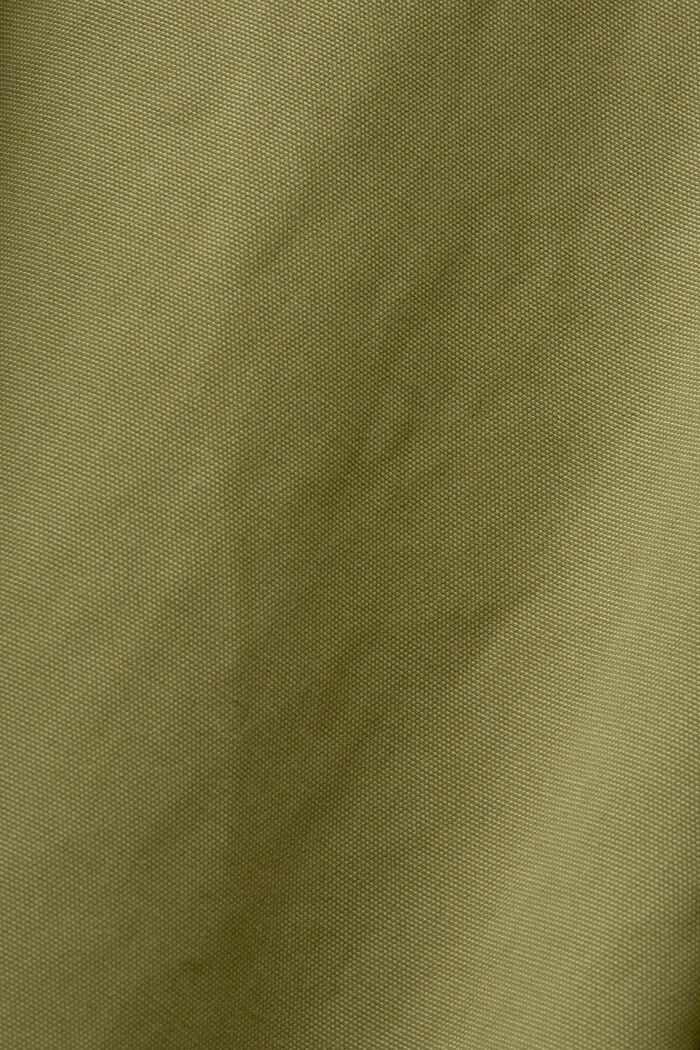 Korte trenchcoat met capuchon, OLIVE, detail image number 6