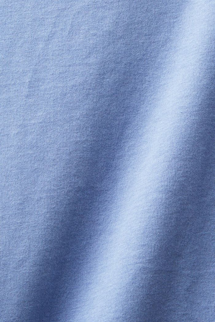 Haut à manches longues en coton biologique, BLUE LAVENDER, detail image number 4