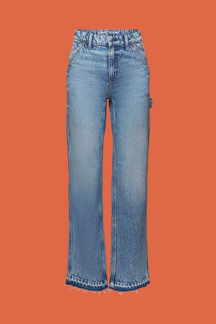 Straight jeans met hoge taille