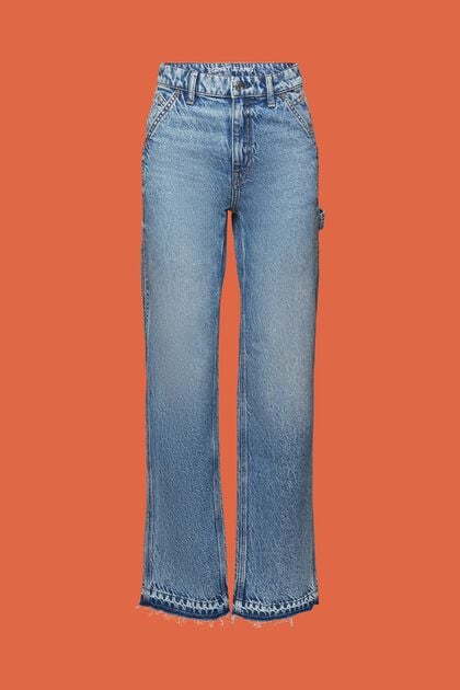Straight jeans met hoge taille