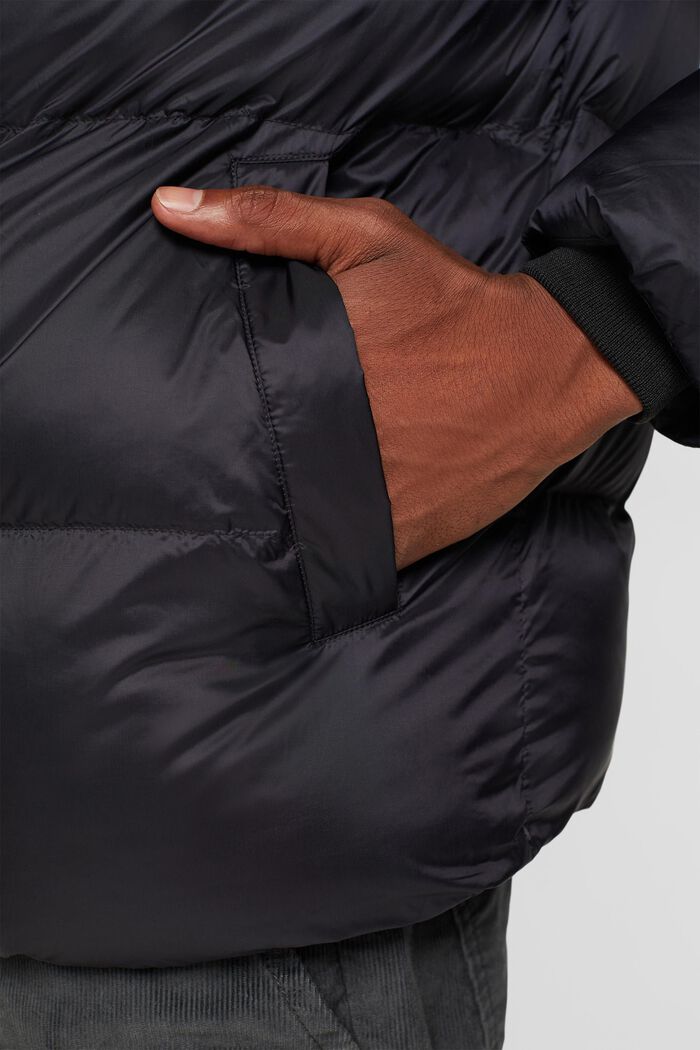 Gewatteerde jas, BLACK, detail image number 2